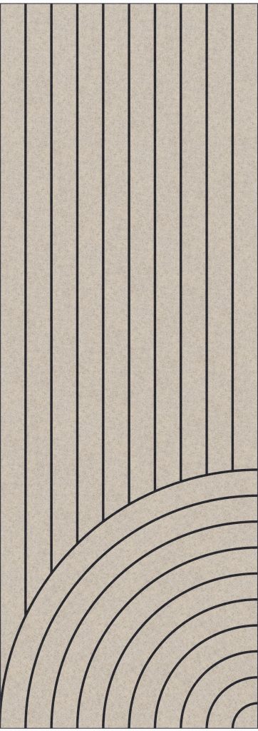 Ripple pinstripe Panel