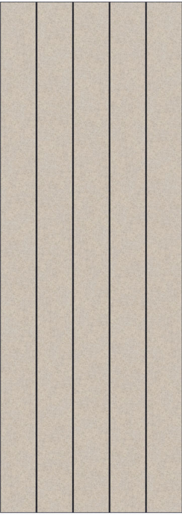 Straight widestripe Panel