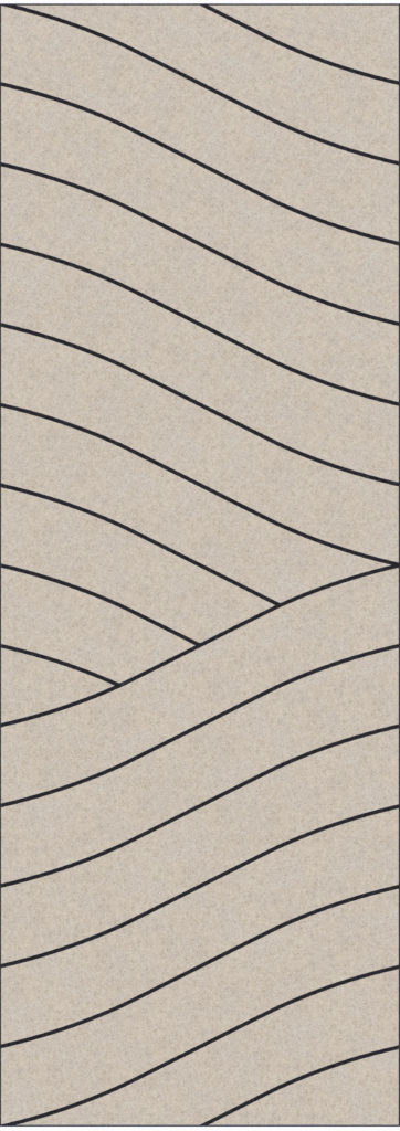 Wave widestripe Panel