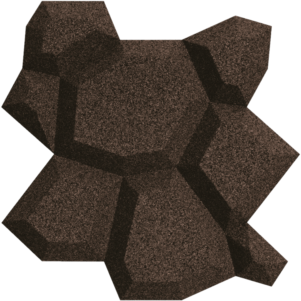 Kork Beehive Organic Design Blocks akustikplader