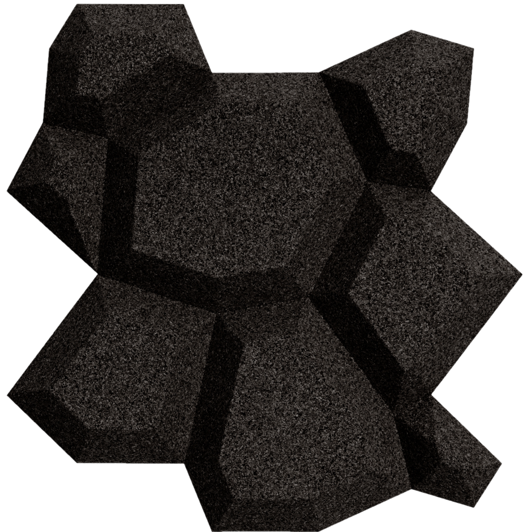 Kork Beehive Organic Design Blocks akustikplader