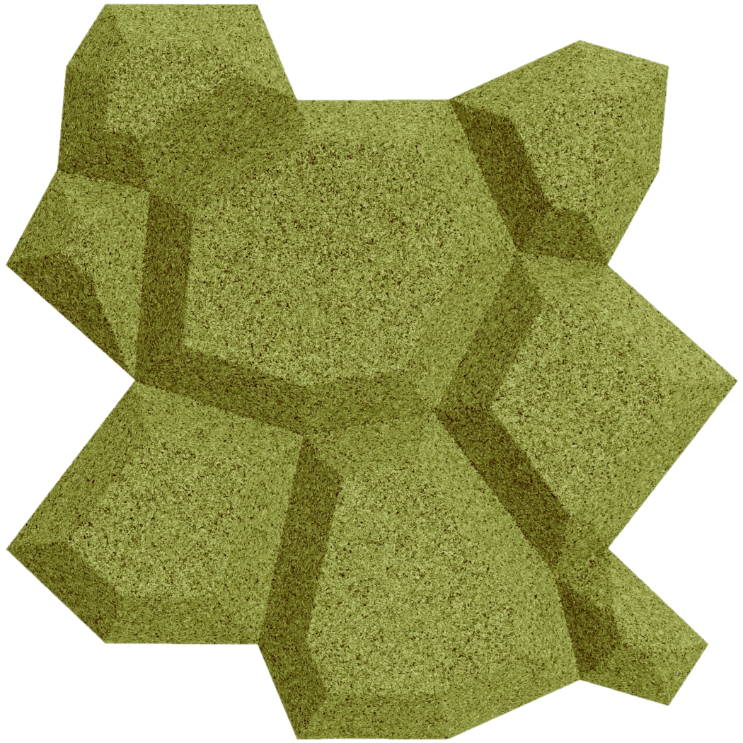 Kork Beehive Organic Design Blocks akustikplader