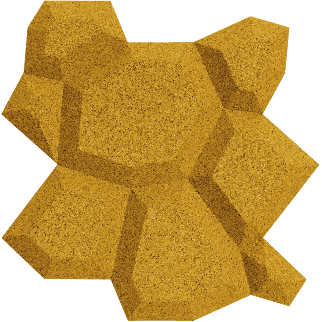 Kork Beehive Organic Design Blocks akustikplader