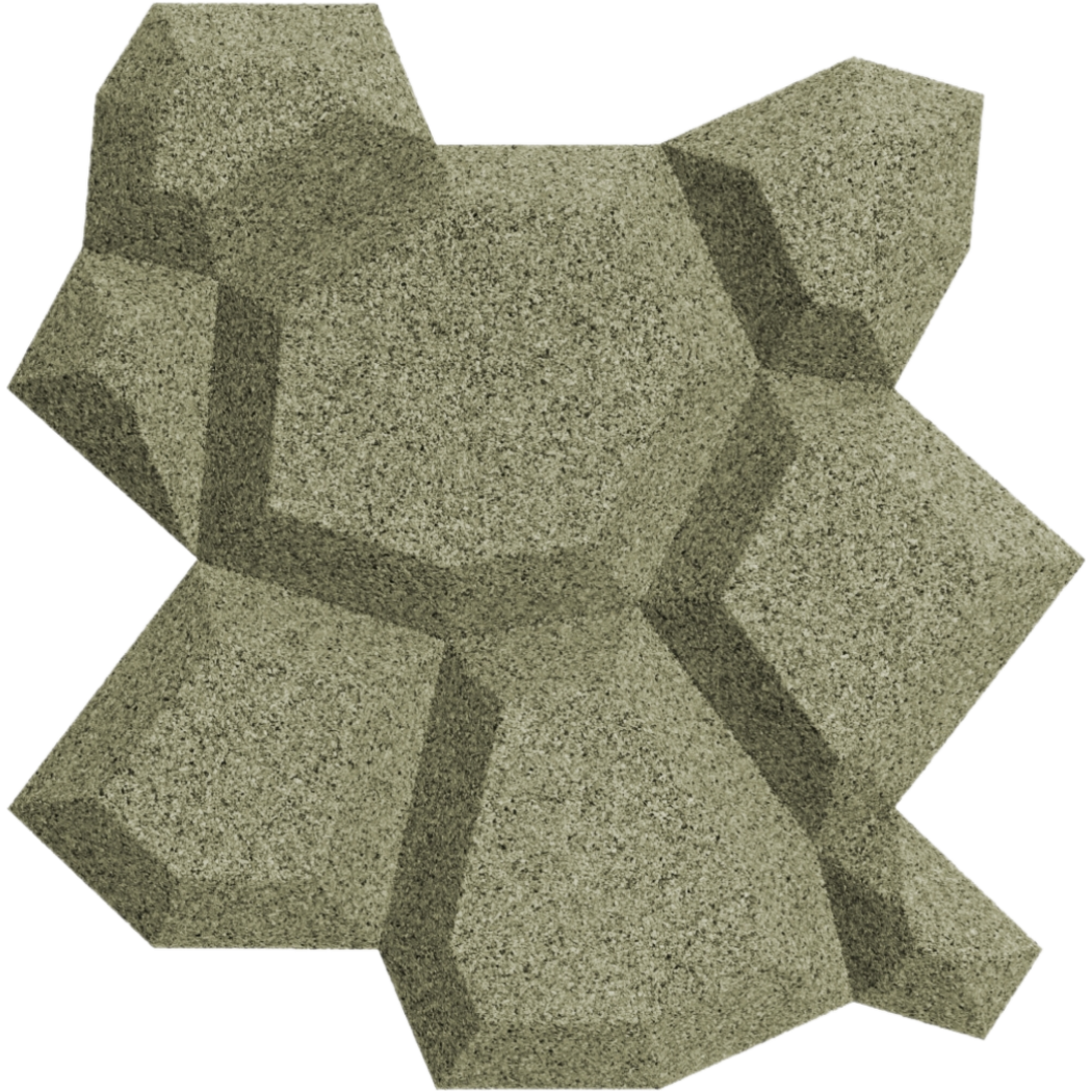 Kork Beehive Organic Design Blocks akustikplader