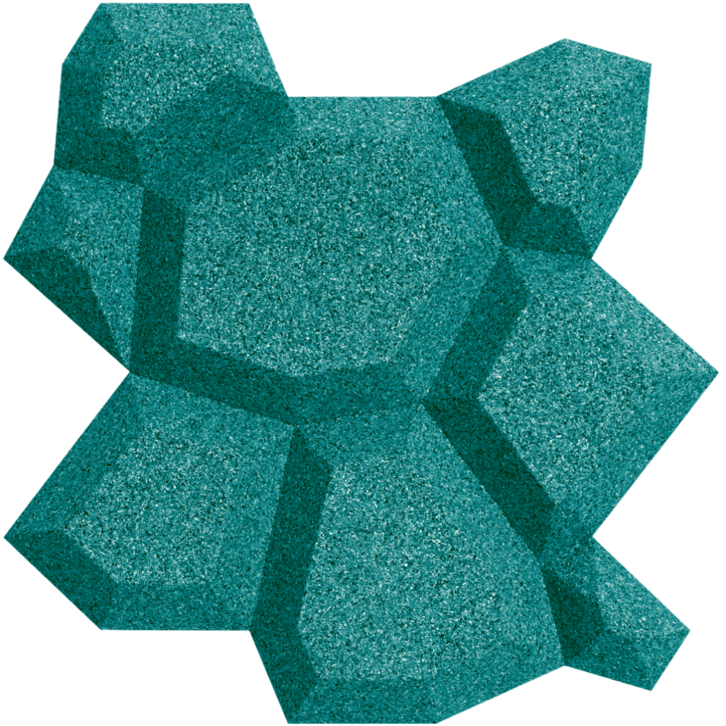 Kork Beehive Organic Design Blocks akustikplader