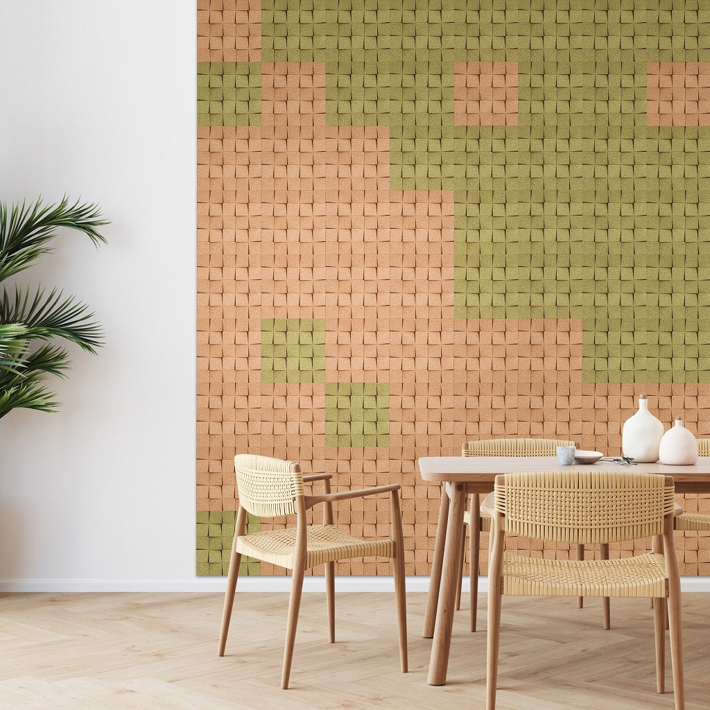 Kork Minichock Organic Design Blocks akustikplader