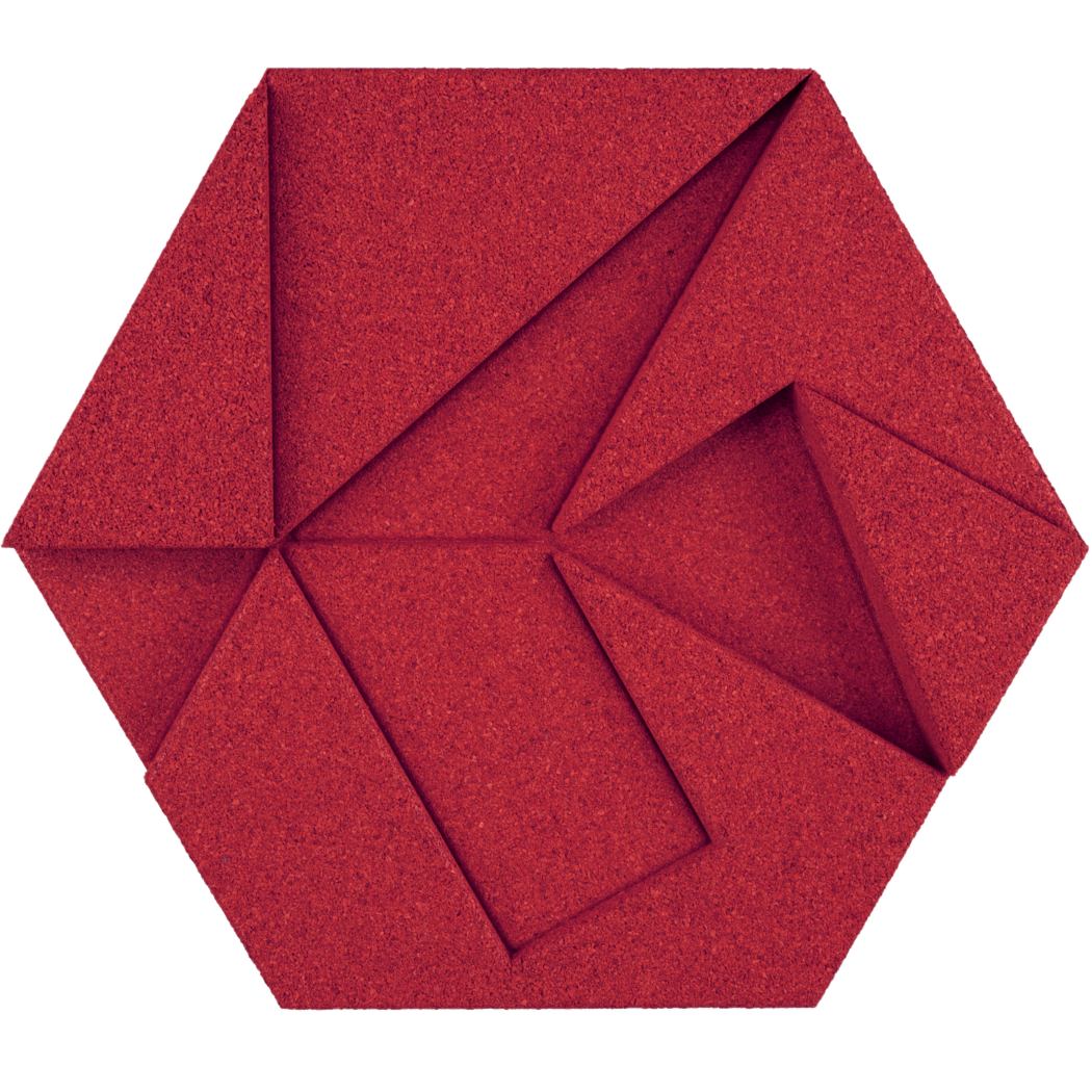 Kork Hexagon Organic Design Blocks